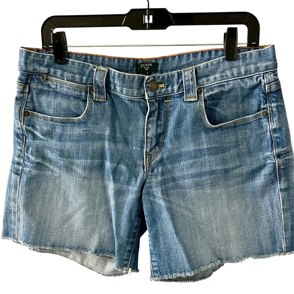 J. Crew Women's Stretch Denim Shorts - Picture 3 of 4